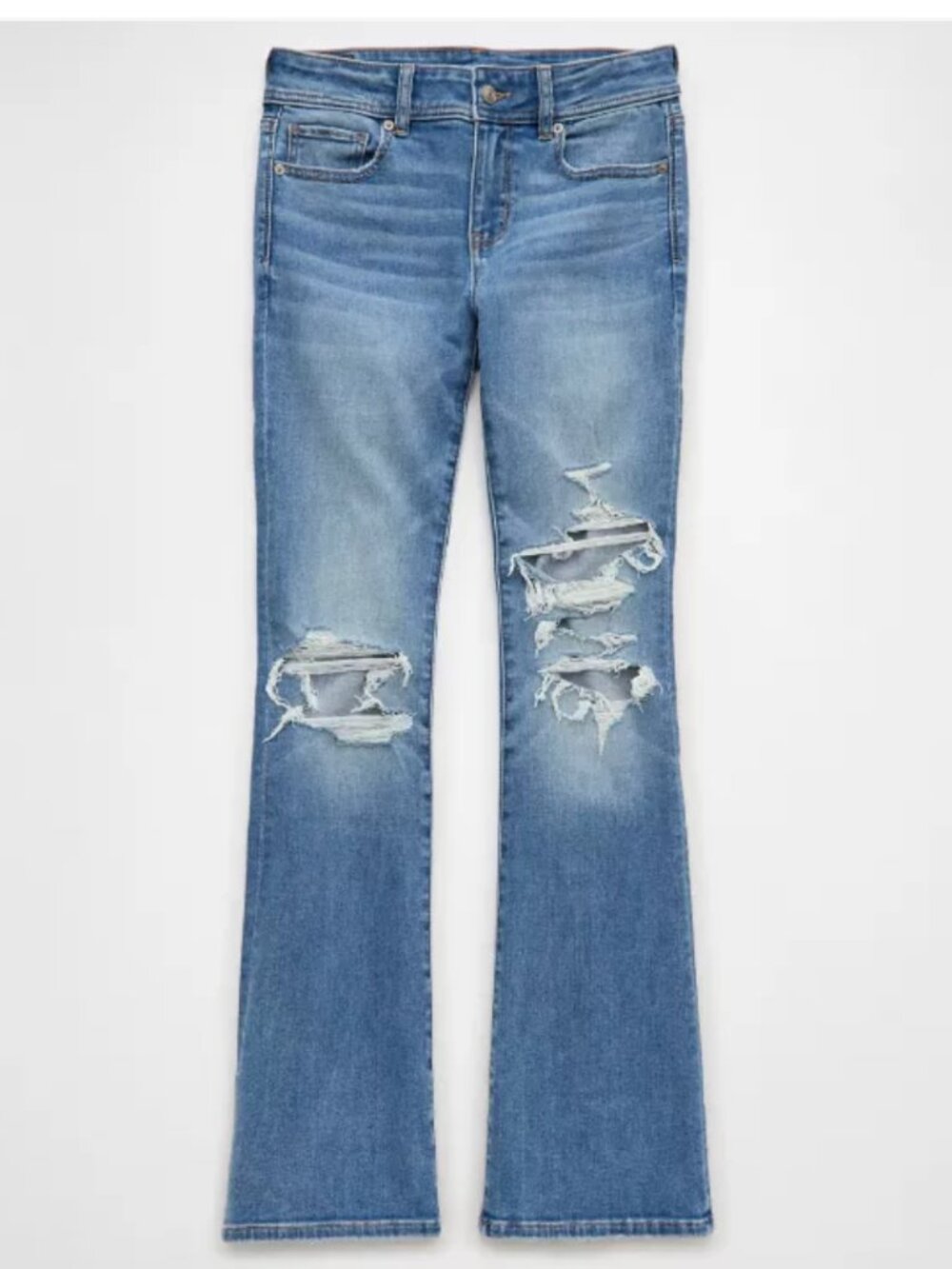American Eagle Next Level Curvy Super High Rise Flare Jeans